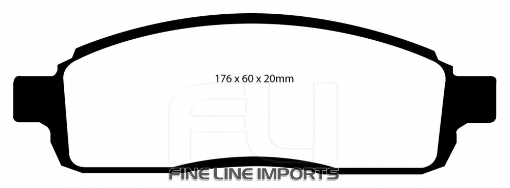 EBC DP61696_2 Greenstuff 4x4 Remblokken