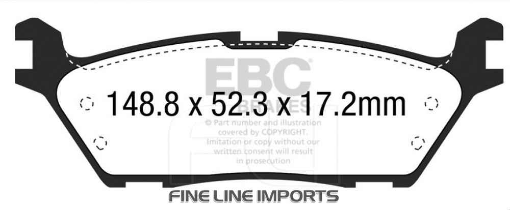 EBC DP63037 Greenstuff 4x4 Remblokken
