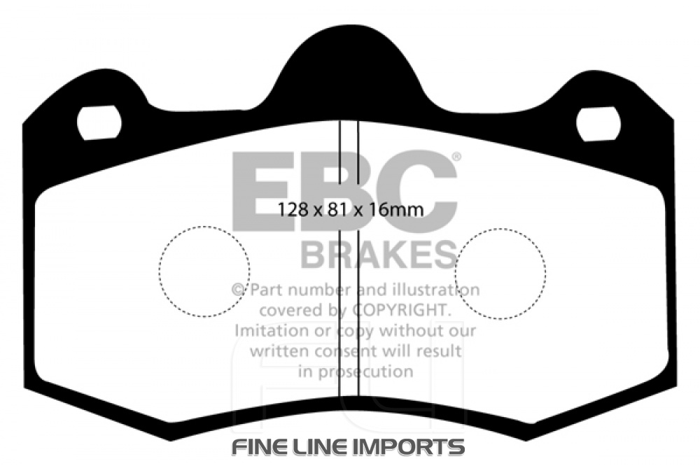 EBC DP8036RP1 Track and Race Brakepads
