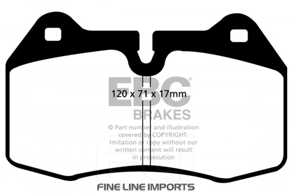 EBC DP81032RPX Track and Race Brakepads