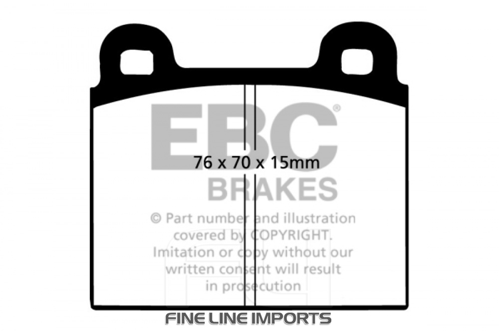 EBC DP8103RP1 Track and Race Brakepads