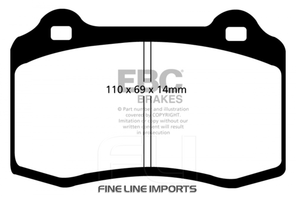 EBC DP81140RP1 Track and Race Brakepads