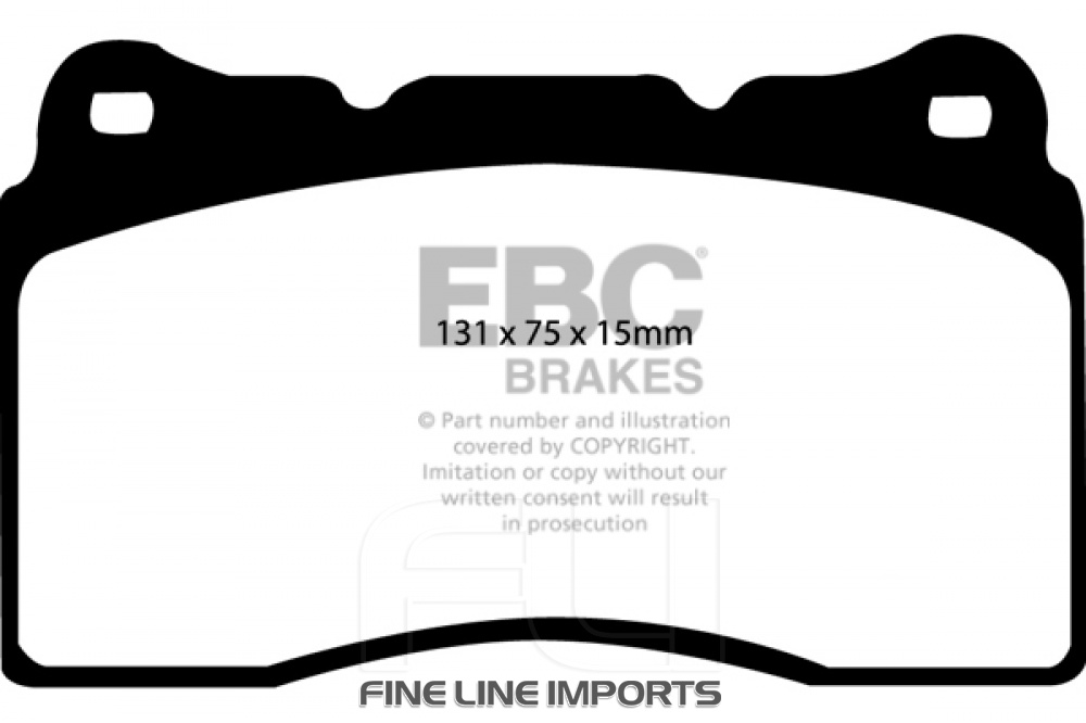 EBC DP81210RP1 Track and Race Brakepads
