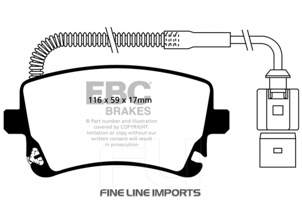 EBC DP81470RP1 Track and Race Brakepads