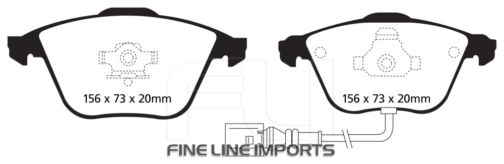 EBC DP81594RP1 Track and Race Brakepads