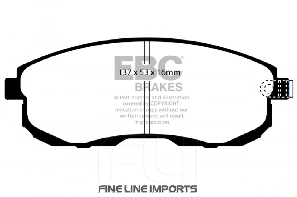 EBC DP81636RPX Track and Race Brakepads