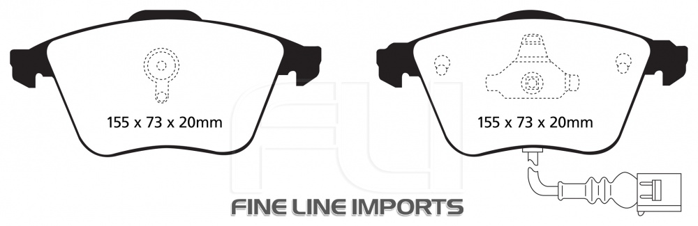 EBC DP81946RP1 Track and Race Brakepads