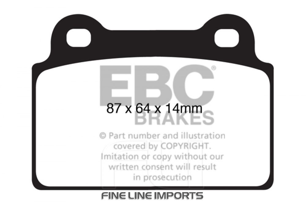 EBC DP81985RP1 Track and Race Brakepads