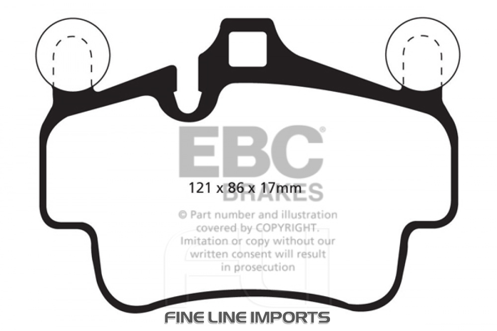 EBC DP82029RP1 Track and Race Brakepads