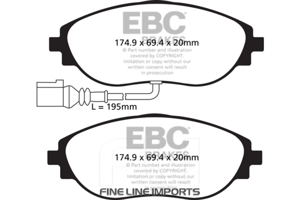 EBC DP82127RPX Track and Race Brakepads