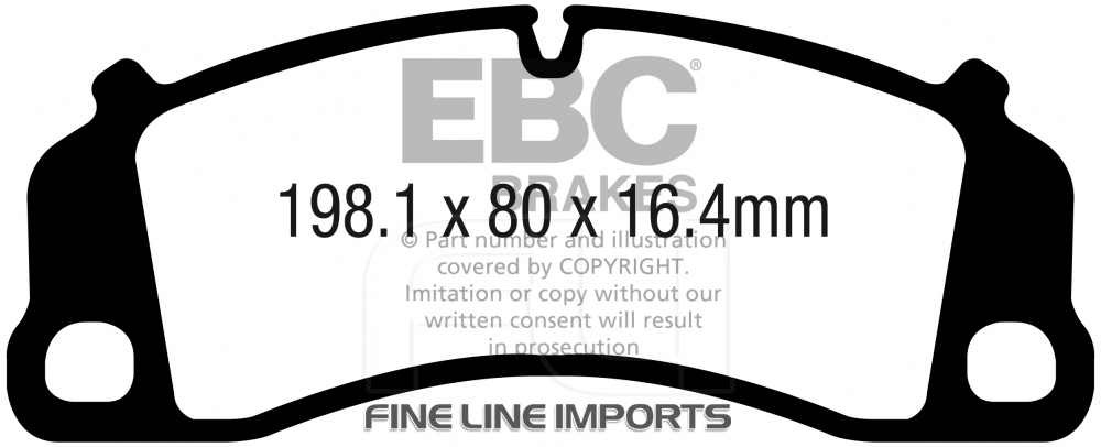 EBC DP82206RPX Track and Race Brakepads