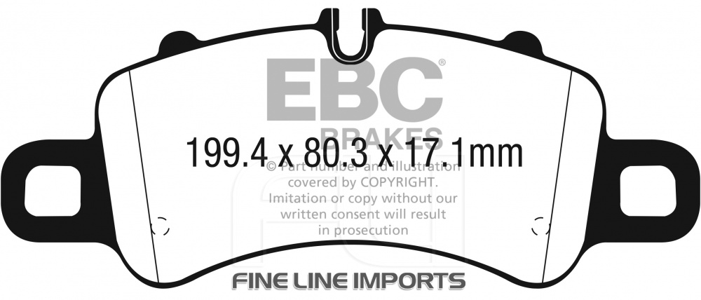 EBC DP82307RP1 Track and Race Brakepads