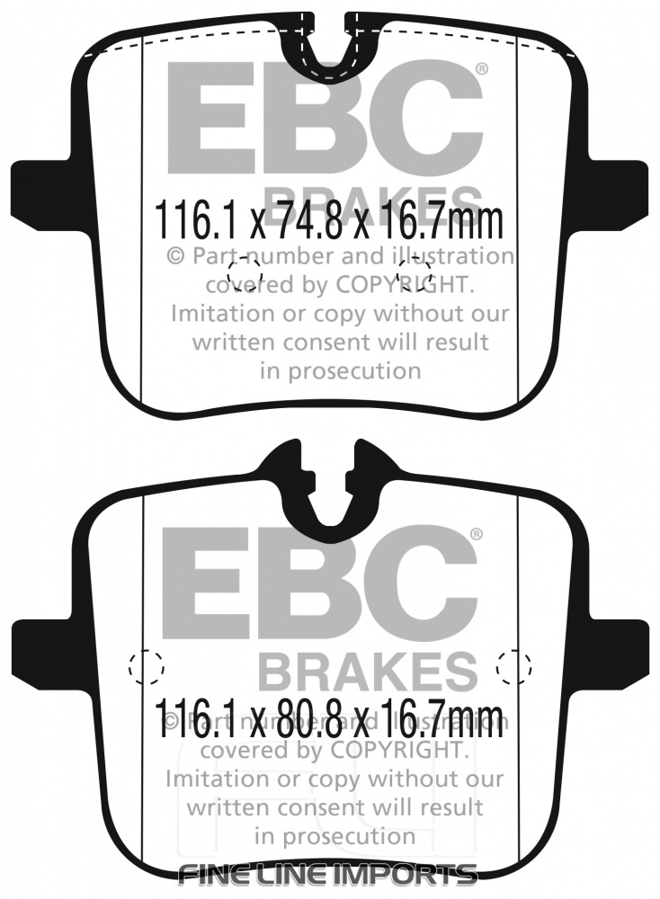 EBC DP82320RP1 Track and Race Brakepads