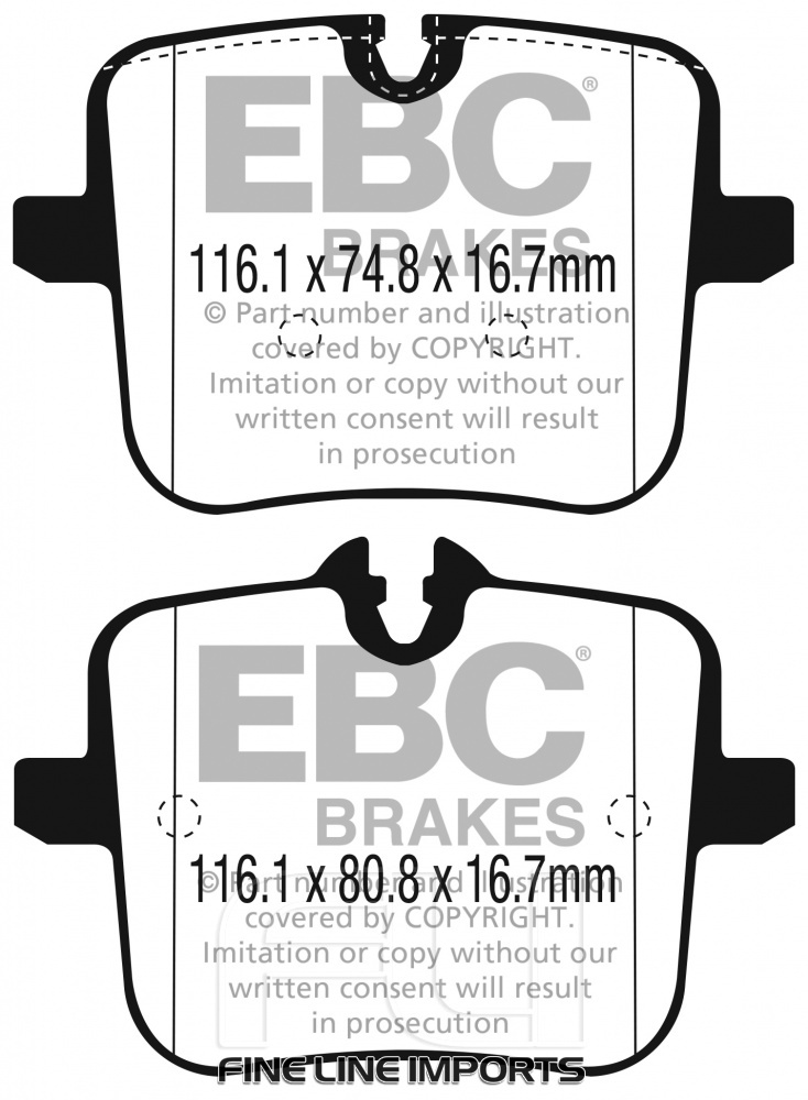 EBC DP82320RPX Track and Race Brakepads