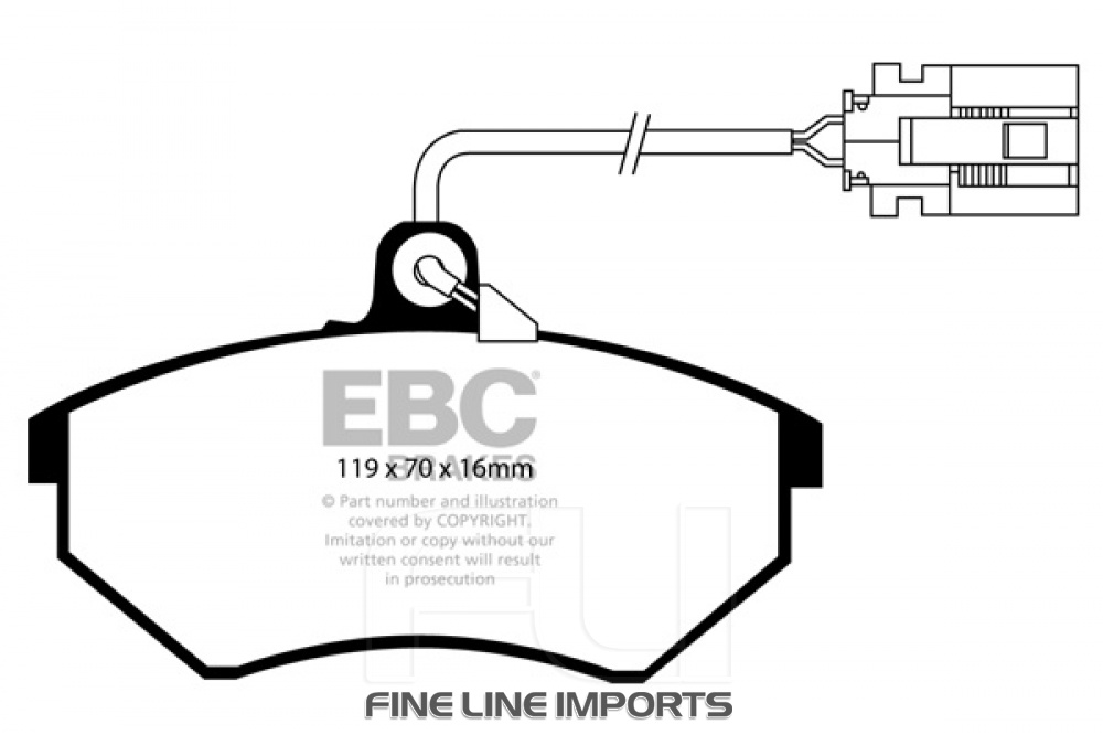 EBC DP841_3 standaard Remblokken