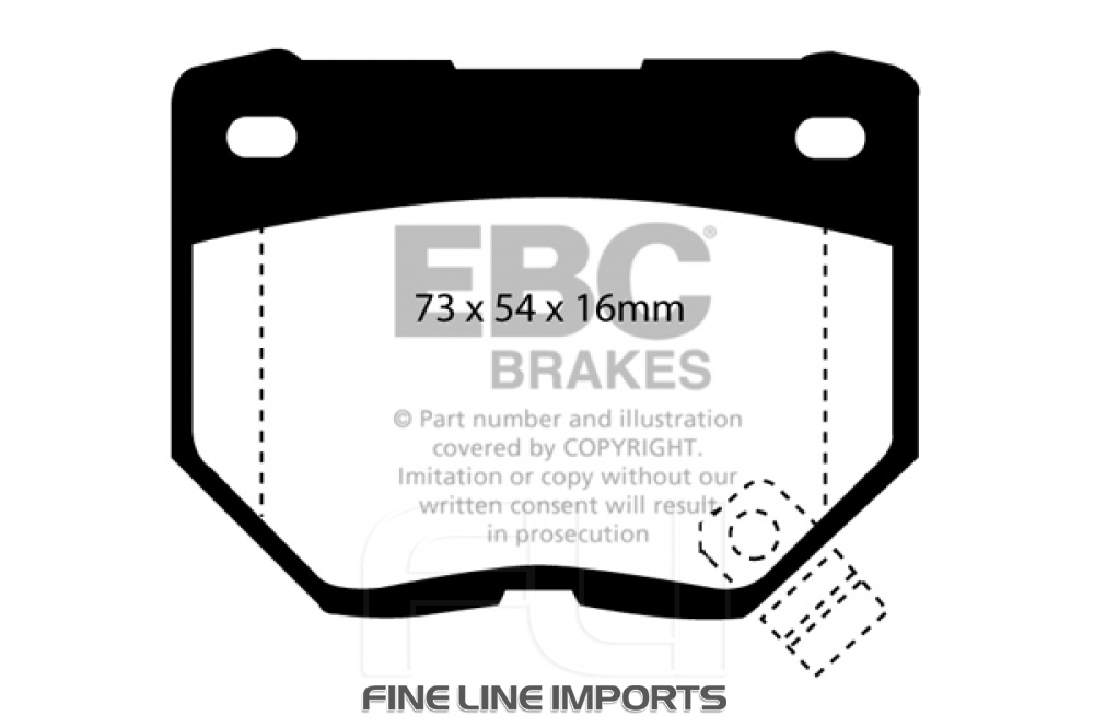 EBC DP8826RP1 Track and Race Brakepads