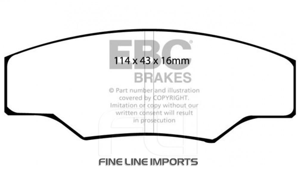 EBC DP9003 Orangestuff Racing Remblokken