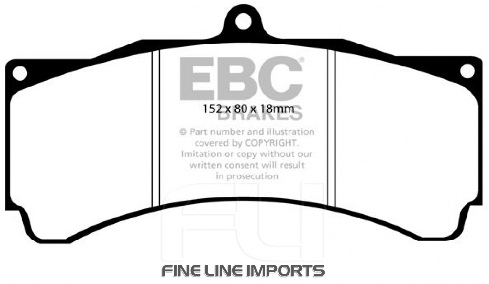 EBC DP9005 Orangestuff Racing Remblokken