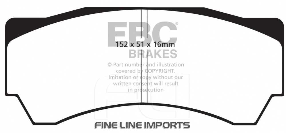 EBC DP9063 Orangestuff Racing Remblokken