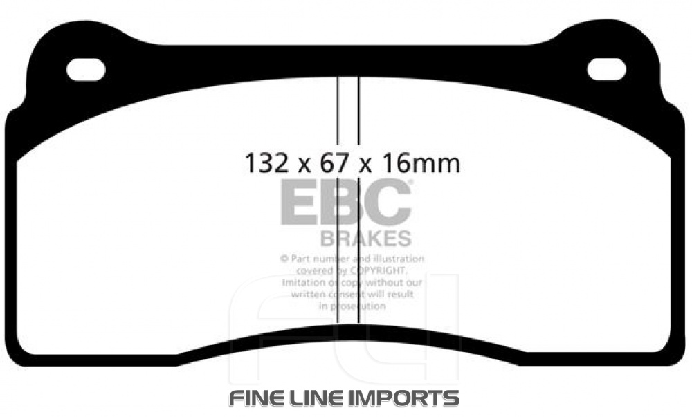 EBC DP91110 Orangestuff Racing Remblokken