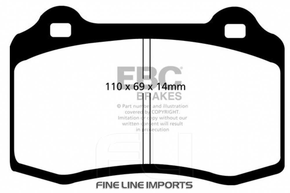 EBC DP91140 Orangestuff Racing Remblokken