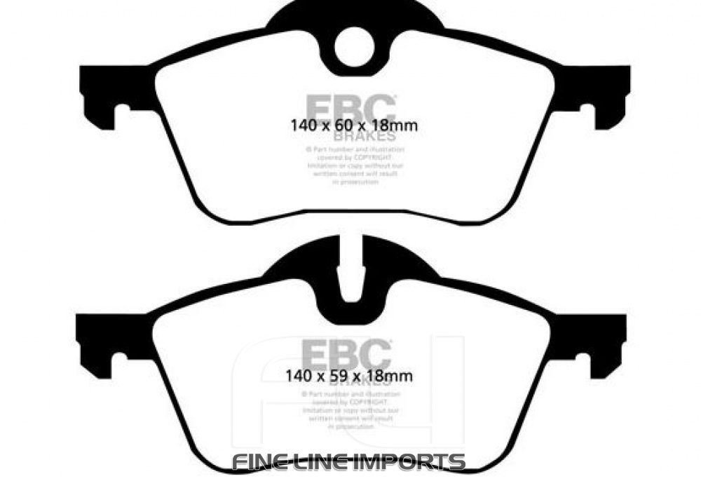 EBC DP91388 Orangestuff Racing Remblokken