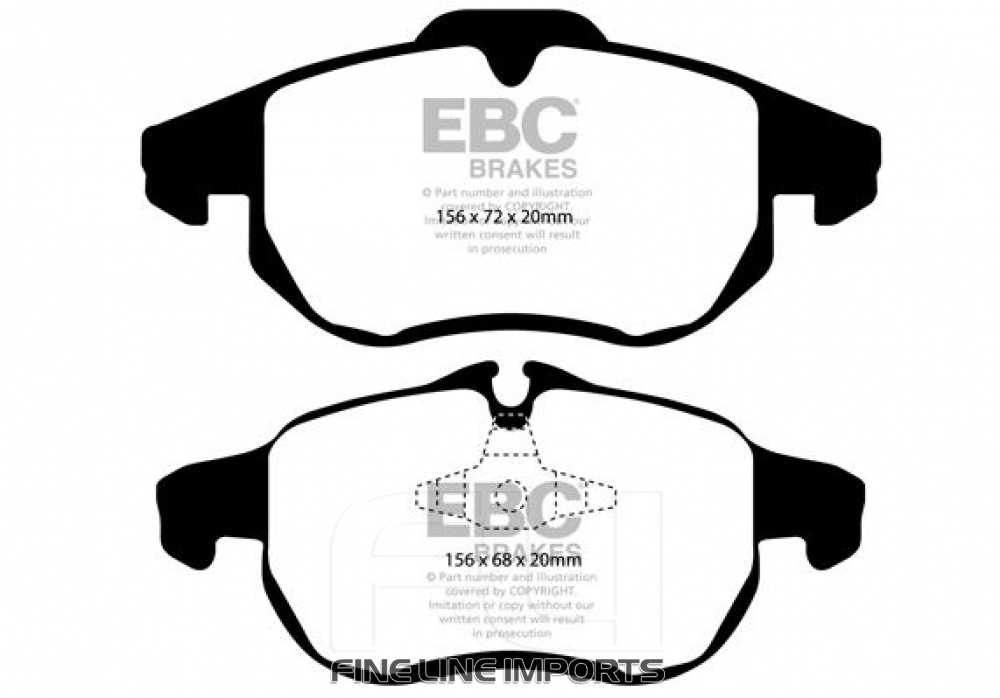 EBC DP91414 Orangestuff Racing Remblokken