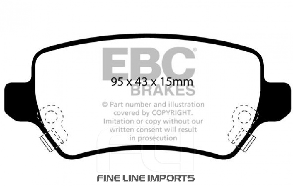 EBC DP91447 Orangestuff Racing Remblokken