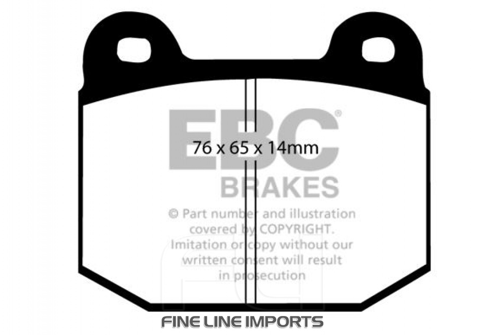 EBC DP91537 Orangestuff Racing Remblokken