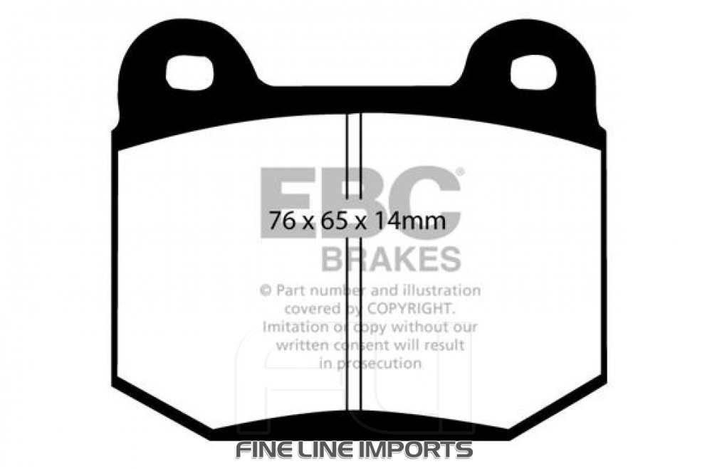 EBC DP91538 Orangestuff Racing Remblokken