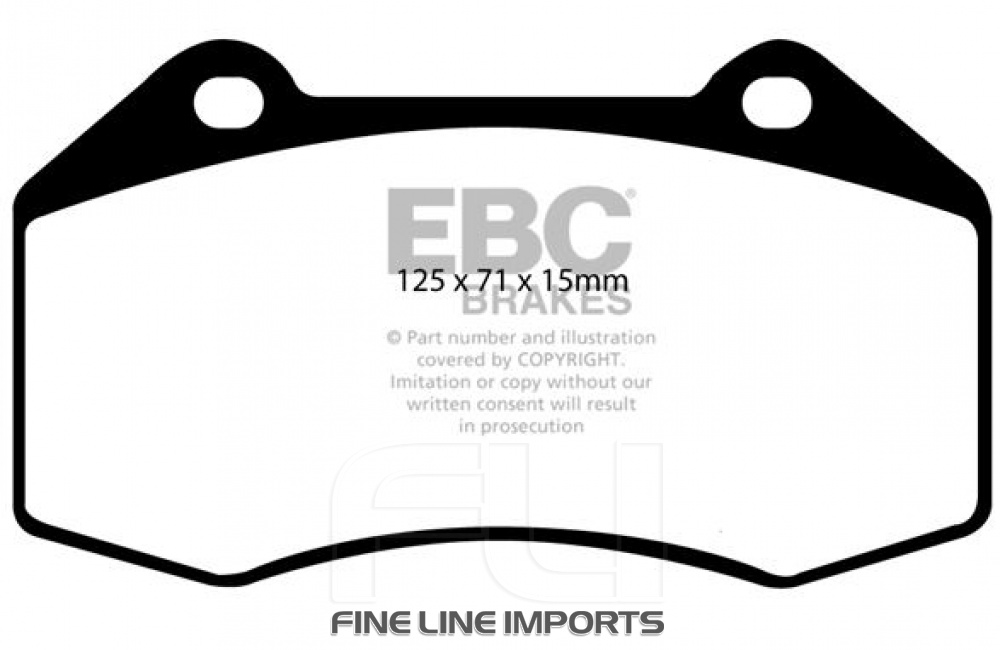 EBC DP91539 Orangestuff Racing Remblokken