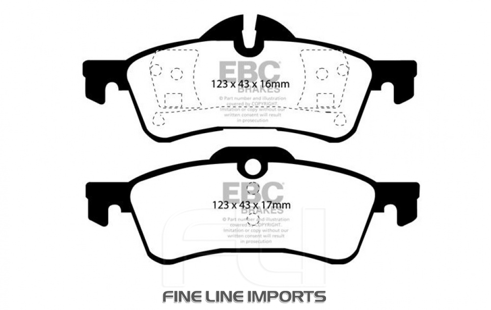 EBC DP91701 Orangestuff Racing Remblokken