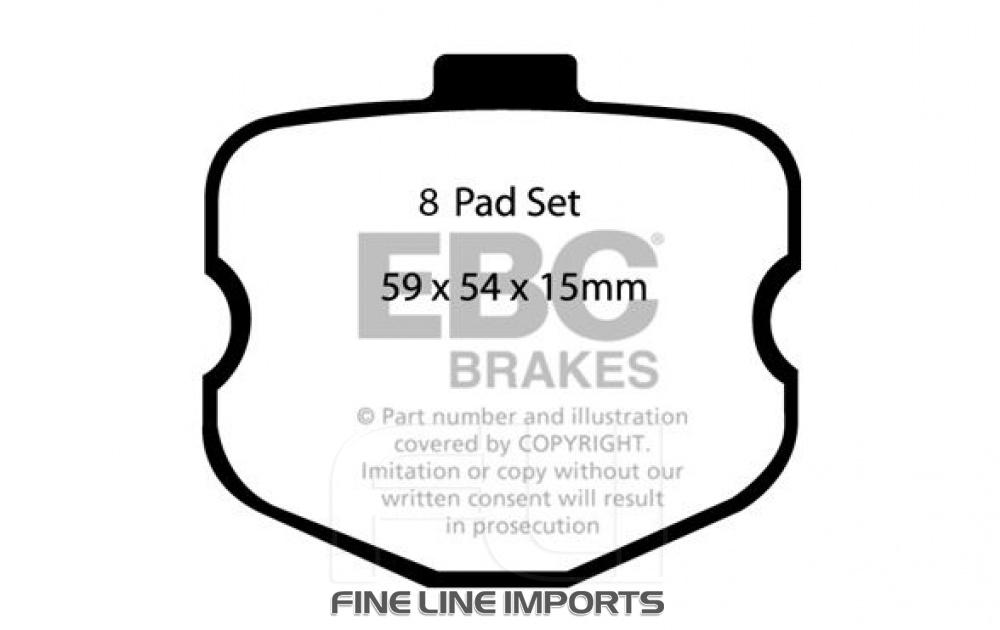 EBC DP91771_2 Orangestuff Racing Remblokken