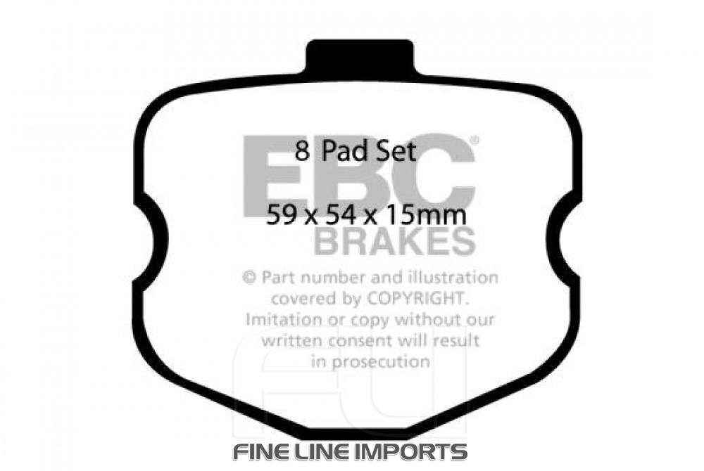 EBC DP91771_4 Orangestuff Racing Remblokken