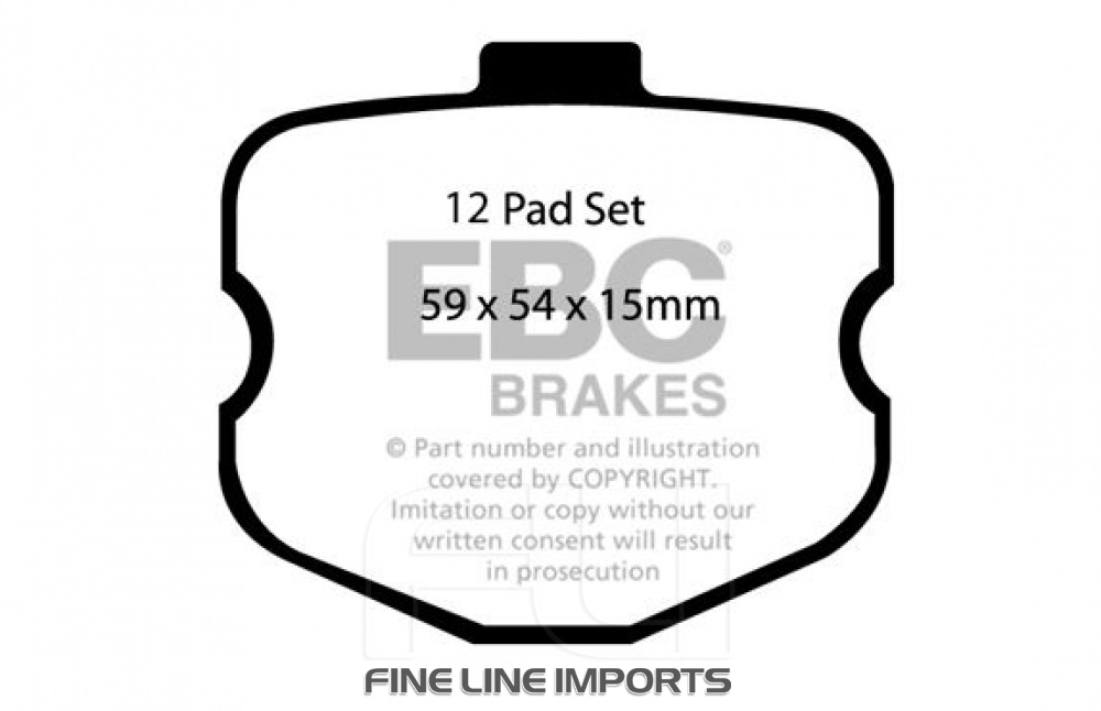 EBC DP91771 Orangestuff Racing Remblokken