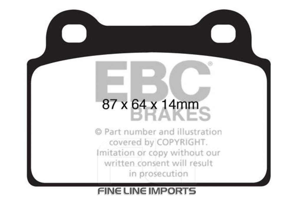 EBC DP91985 Orangestuff Racing Remblokken