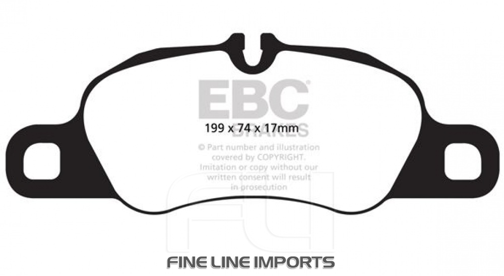 EBC DP92057 Orangestuff Racing Remblokken