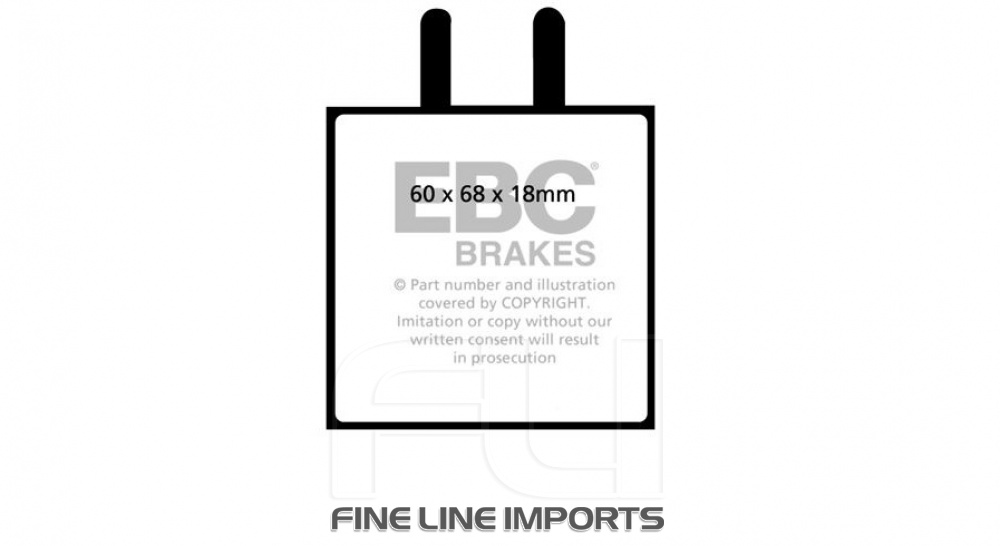 EBC DP9543 Orangestuff Racing Remblokken