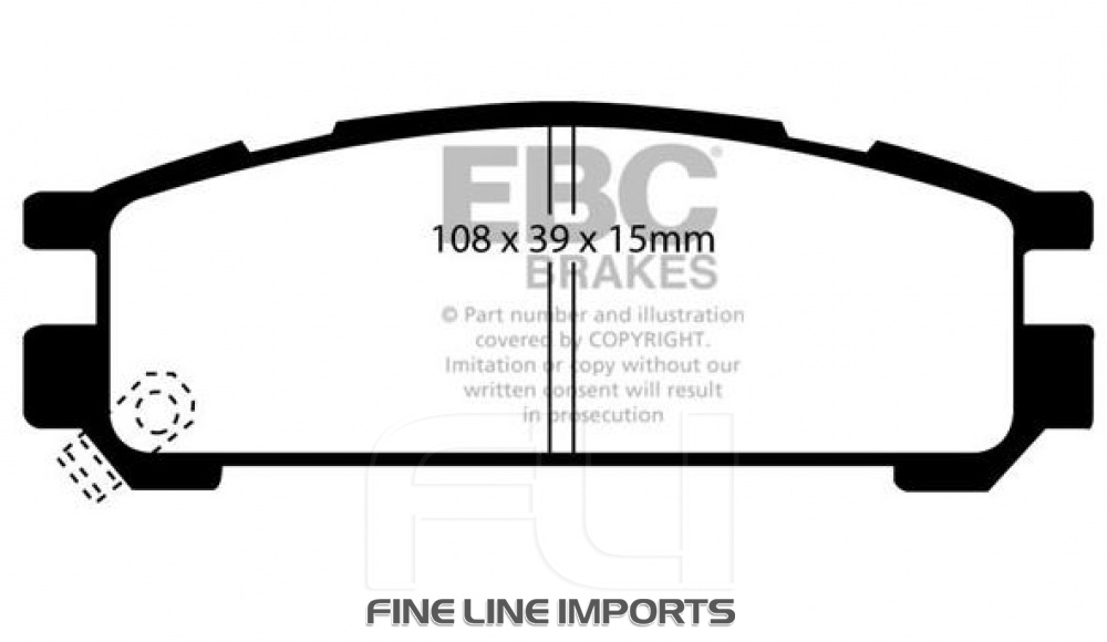 EBC DP9821 Orangestuff Racing Remblokken