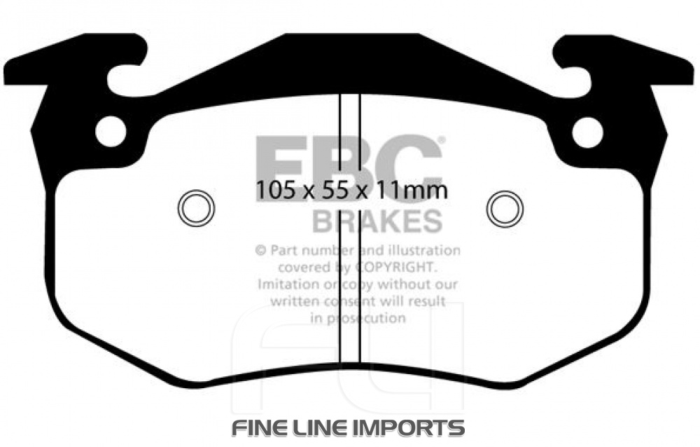 EBC DP9983 Orangestuff Racing Remblokken