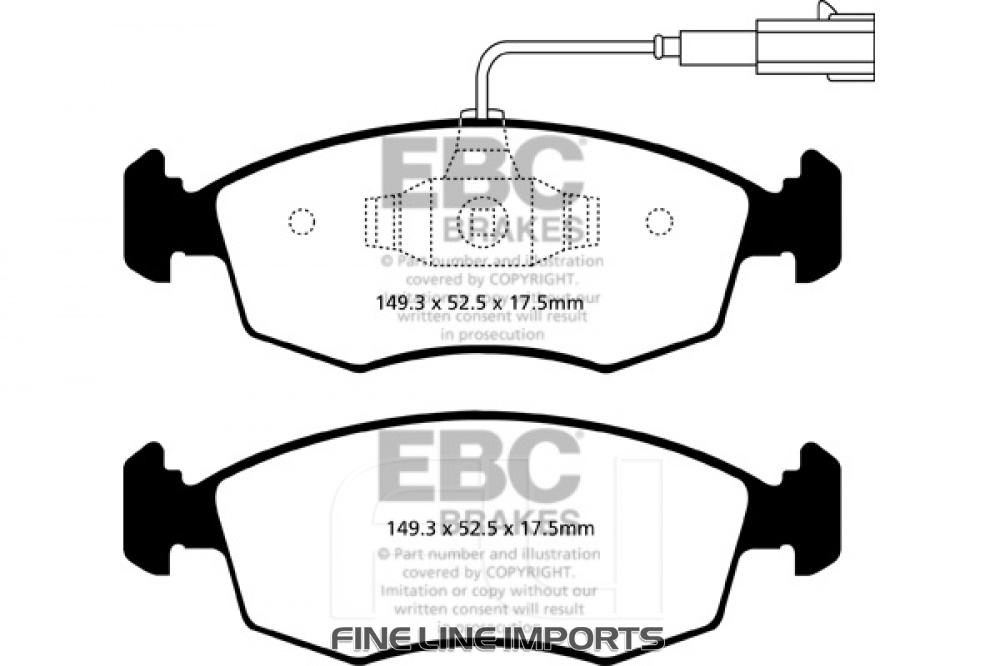 EBC DPX2141 standaard Remblokken