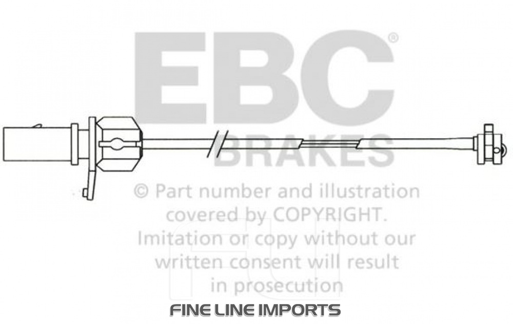 EBC EFA110 - Slijtage Indicator