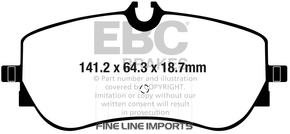 EBC Greenstuff 4x4 Remblokken DP62364