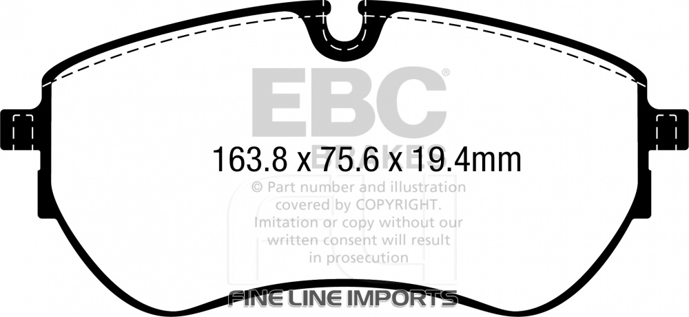 EBC Greenstuff 4x4 Remblokken DP62377