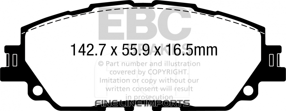 EBC Greenstuff 4x4 Remblokken DP62378