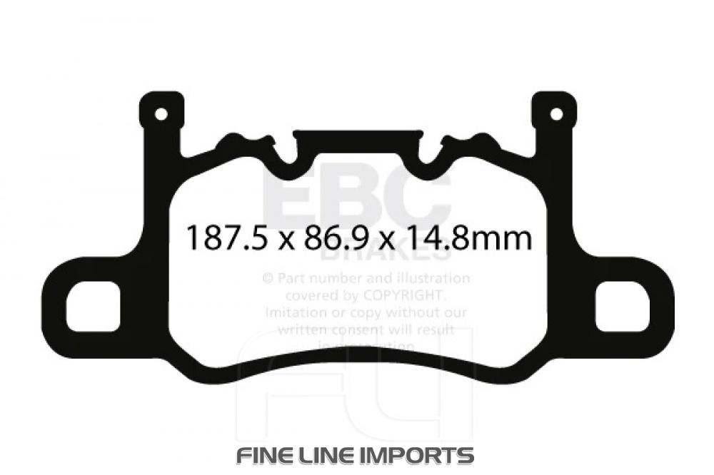 EBC Sintered SR11 pads DP82207.16SR11