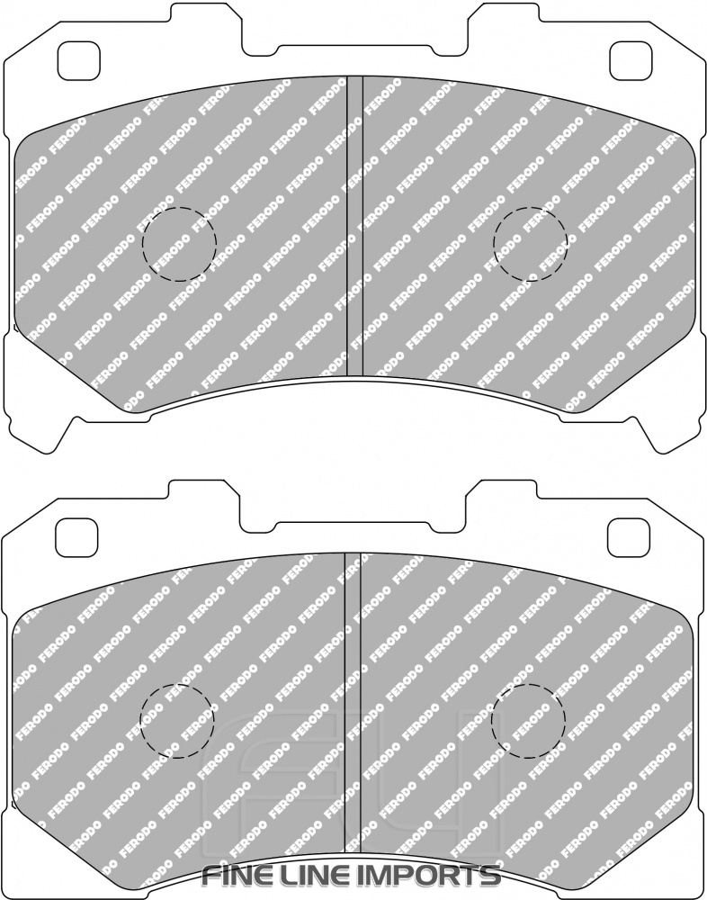 FERODO REMBLOK DS2500 FCP5261H - FRONT