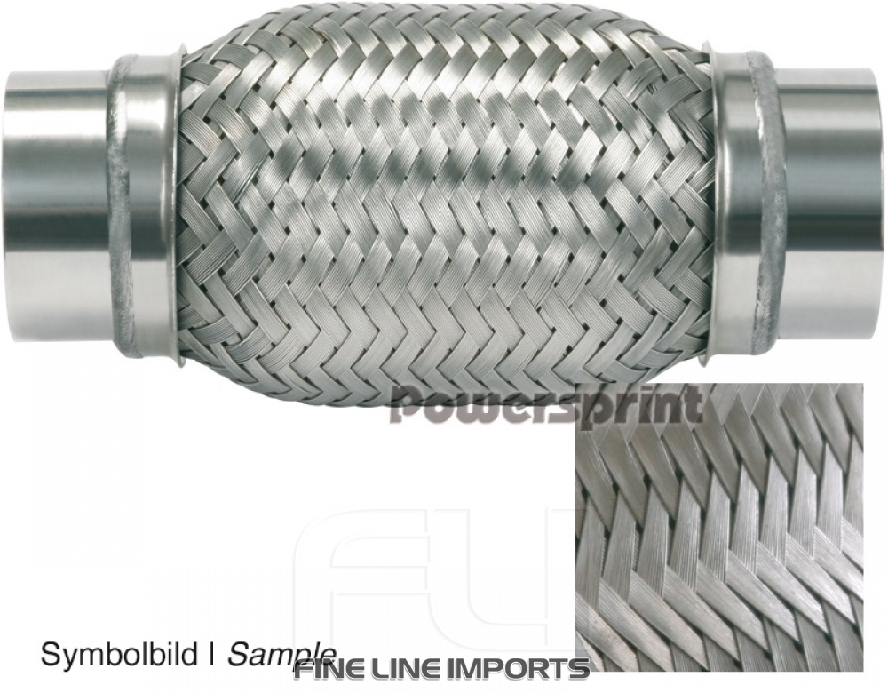 Flexibele Uitlaatpijp 51mm (DD/B) Totale Lengte 200mm