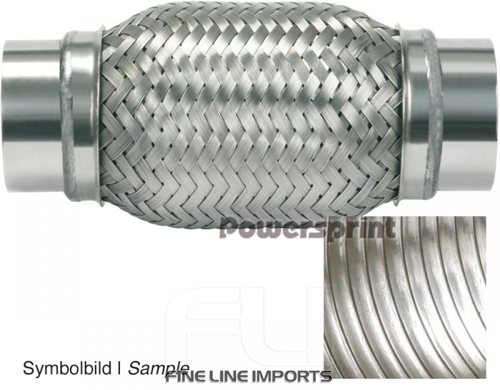 Flexibele Uitlaatpijp 57mm (HDD/B) Totale Lengte 250mm