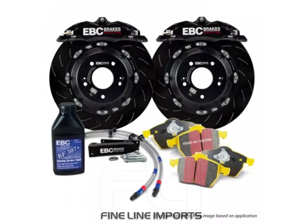FRONT 300x28  -  EBC Big Brake Kit  -  ZWART